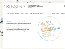 Tablet Screenshot of kunstpol.de